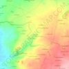 Topografische kaart La Sébaudière, hoogte, reliëf