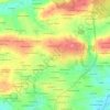Topografische kaart Le Bas Torial, hoogte, reliëf