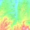 Topografische kaart Rejano, hoogte, reliëf