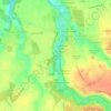 Topografische kaart Rivière, hoogte, reliëf