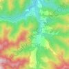 Topografische kaart Fornisco, hoogte, reliëf