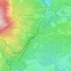 Topografische kaart Drei Annen Hohne, hoogte, reliëf
