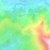 Topografische kaart Funtana di ortiventi, hoogte, reliëf
