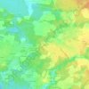Topografische kaart Jisquet, hoogte, reliëf