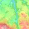 Topografische kaart Traongoff, hoogte, reliëf