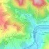 Topografische kaart Romena, hoogte, reliëf