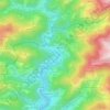Topografische kaart Ploye, hoogte, reliëf