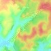 Topografische kaart Les Grandes Rousses, hoogte, reliëf