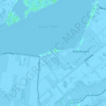 Topografische kaart Calslagen, hoogte, reliëf