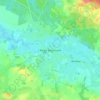 Topografische kaart Banie Mazurskie, hoogte, reliëf