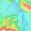 Topografische kaart Raygnac, hoogte, reliëf