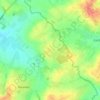 Topografische kaart Ogimont, hoogte, reliëf