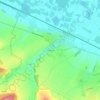 Topografische kaart Les Cerisiers, hoogte, reliëf