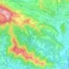 Topografische kaart Galbusera Bianca, hoogte, reliëf