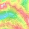 Topografische kaart Le Chesnay, hoogte, reliëf
