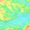Topografische kaart Oberdorfen, hoogte, reliëf