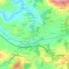 Topografische kaart San Claudio, hoogte, reliëf