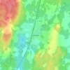 Topografische kaart Hästveda, hoogte, reliëf