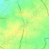 Topografische kaart Killem Lynde, hoogte, reliëf