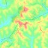 Topografische kaart Munntown, hoogte, reliëf
