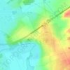 Topografische kaart Sur les Vignes, hoogte, reliëf