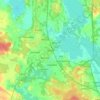 Topografische kaart Viiala, hoogte, reliëf