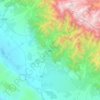 Topografische kaart Şəki, hoogte, reliëf