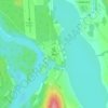 Topografische kaart Råda, hoogte, reliëf