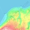 Topografische kaart Madama, hoogte, reliëf