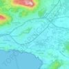 Topografische kaart La Garde, hoogte, reliëf