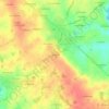 Topografische kaart L'Oisellerie, hoogte, reliëf