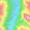 Topografische kaart Unterhäuser, hoogte, reliëf