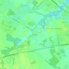 Topografische kaart Pinetown, hoogte, reliëf