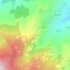 Topografische kaart Musiara Superiore, hoogte, reliëf