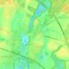 Topografische kaart Mühlenbeck, hoogte, reliëf
