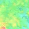 Topografische kaart L'Anchenais, hoogte, reliëf