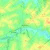 Topografische kaart Branchon, hoogte, reliëf