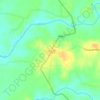 Topografische kaart Kuchinda, hoogte, reliëf