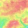 Topografische kaart Coat ar Piquet, hoogte, reliëf