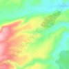 Topografische kaart El Boneguillo, hoogte, reliëf