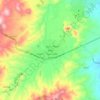 Topografische kaart Kula, hoogte, reliëf