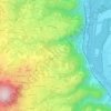 Topografische kaart Prost, hoogte, reliëf