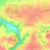 Topografische kaart Buhulien, hoogte, reliëf