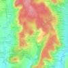 Topografische kaart L'Etre Blossier, hoogte, reliëf