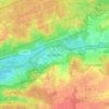 Topografische kaart Venekoten, hoogte, reliëf