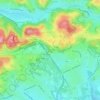 Topografische kaart Montagne des Boulets, hoogte, reliëf