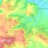 Topografische kaart Proß, hoogte, reliëf