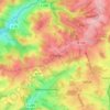 Topografische kaart Eikamp, hoogte, reliëf