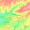 Topografische kaart La Heuperie, hoogte, reliëf