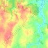 Topografische kaart Skærum, hoogte, reliëf